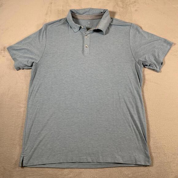 Free Fly Polo Shirt Mens Medium Performance Bamboo Blend Golf Casual Stretch - Picture 1 of 8